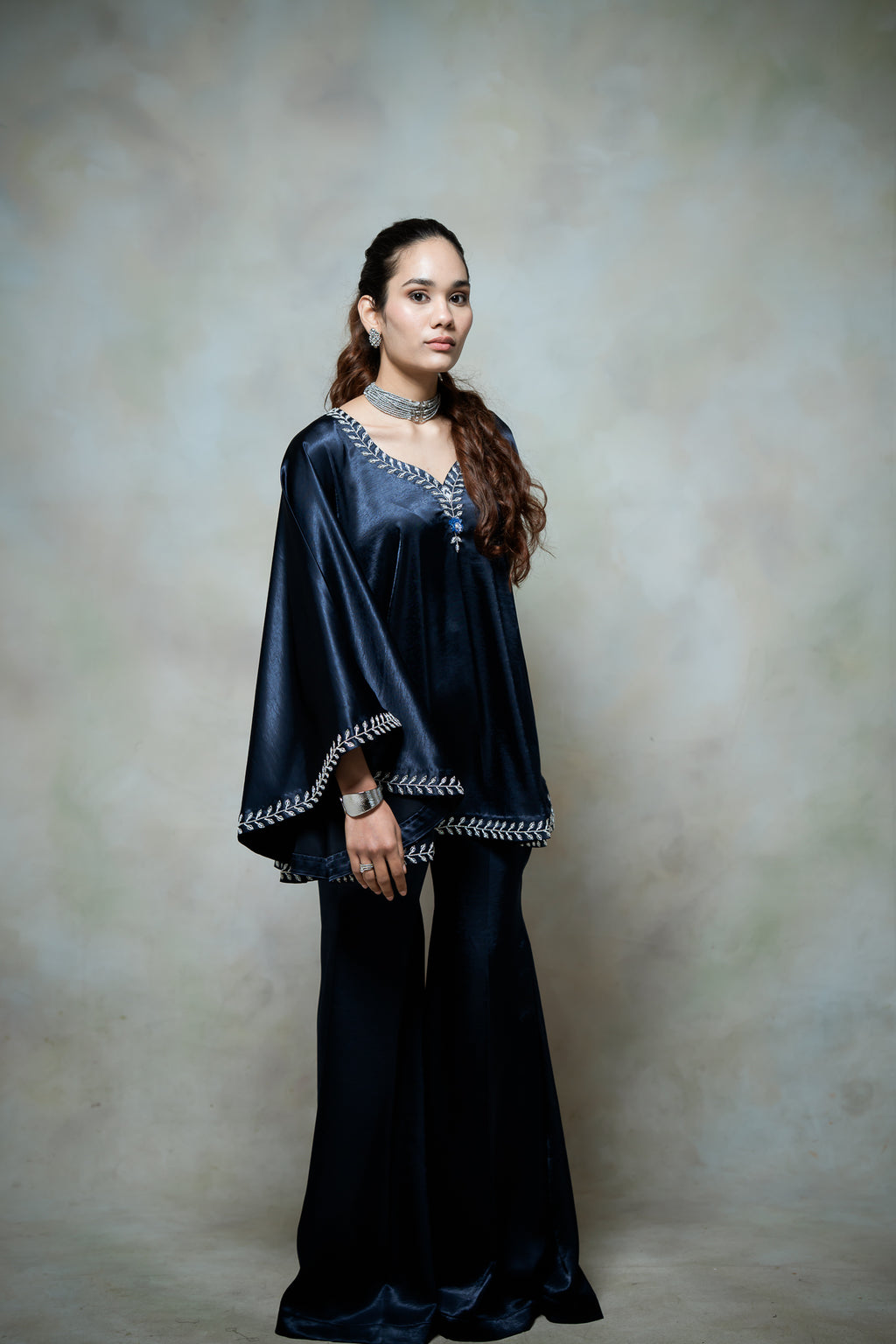 Satina Kaftan Set